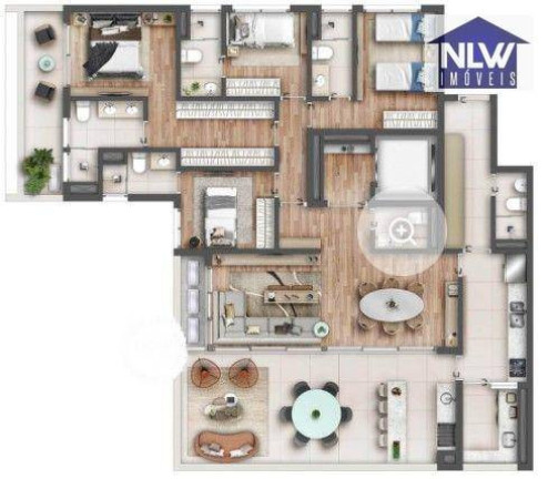 Apartamento com 4 Quartos à Venda, 184 m² em Perdizes - São Paulo