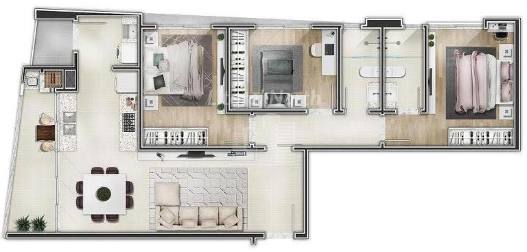 Imagem Apartamento com 3 Quartos à Venda, 94 m² em Centro - Itajaí