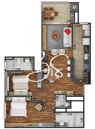 Imagem Apartamento com 2 Quartos à Venda, 79 m² em Centro - Canela Imagem Apartamento com 2 Quartos à Venda, 79 m² em Centro - Canela
