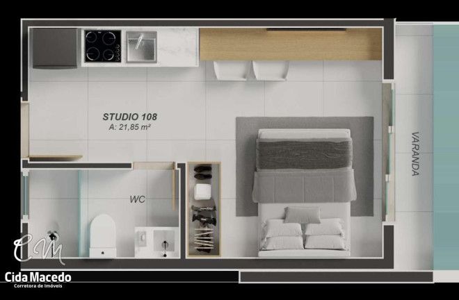 Imagem Apartamento com 1 Quarto à Venda, 20 m² em Aeroclube - João Pessoa Imagem Apartamento com 1 Quarto à Venda, 20 m² em Aeroclube - João Pessoa