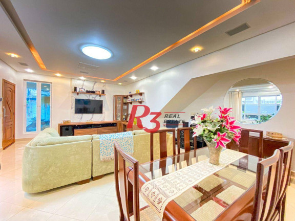 Imagem Casa com 3 Quartos à Venda, 165 m² em Embaré - Santos Imagem Casa com 3 Quartos à Venda, 165 m² em Embaré - Santos