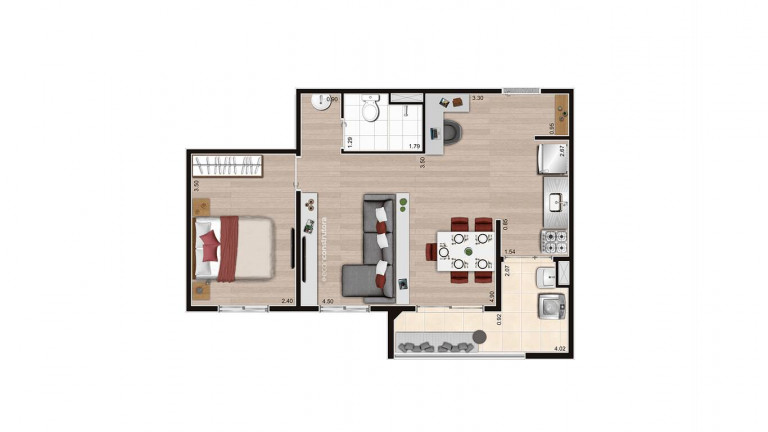 Imagem Apartamento com 2 Quartos à Venda, 5 m² em Vila Das Bandeiras - Guarulhos