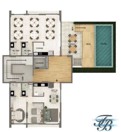 Imagem Apartamento com 2 Quartos à Venda, 54 m² em Aeroclube - João Pessoa Imagem Apartamento com 2 Quartos à Venda, 54 m² em Aeroclube - João Pessoa