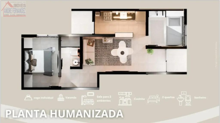Imagem Apartamento com 2 Quartos à Venda, 50 m² em Jardim Atlântico - Olinda Imagem Apartamento com 2 Quartos à Venda, 50 m² em Jardim Atlântico - Olinda