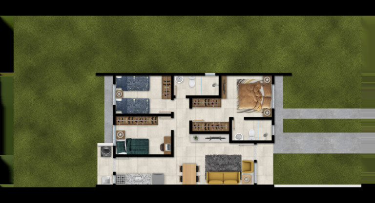 Imagem Casa de Condomínio com 2 Quartos à Venda, 43 m² em Morada Do Vale Ii - Gravataí Imagem Casa de Condomínio com 2 Quartos à Venda, 43 m² em Morada Do Vale Ii - Gravataí