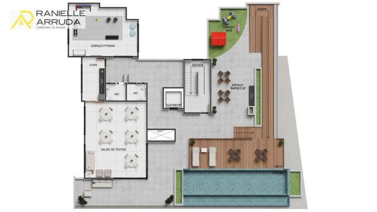Imagem Apartamento com 3 Quartos à Venda, 69 m² em Ponta De Campina - Cabedelo Imagem Apartamento com 3 Quartos à Venda, 69 m² em Ponta De Campina - Cabedelo