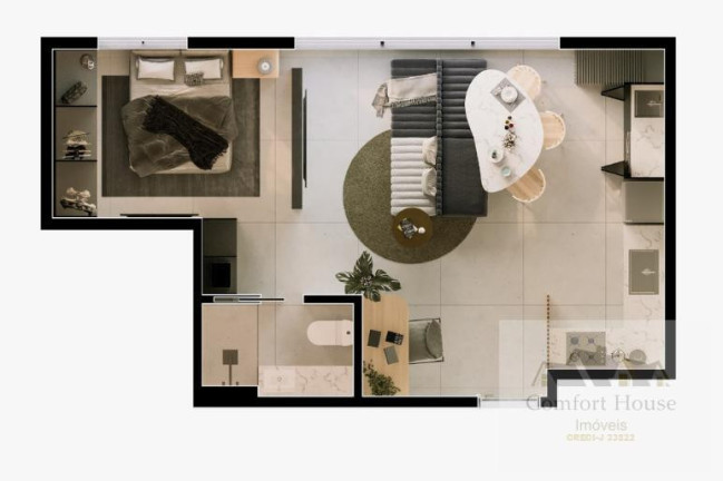 Imagem Apartamento com 1 Quarto à Venda, 37 m² em Centro - São Caetano Do Sul Imagem Apartamento com 1 Quarto à Venda, 37 m² em Centro - São Caetano Do Sul