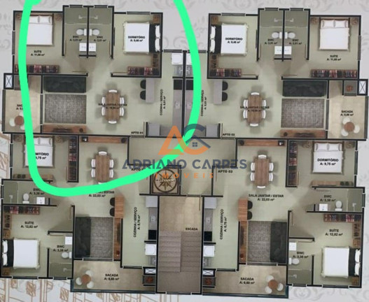 Imagem Imóvel com 2 Quartos à Venda, 75 m² em Gravatá - Navegantes Imagem Imóvel com 2 Quartos à Venda, 75 m² em Gravatá - Navegantes