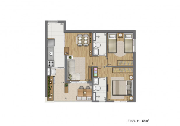 Imagem Apartamento com 2 Quartos à Venda, 55 m² em Mooca - São Paulo Imagem Apartamento com 2 Quartos à Venda, 55 m² em Mooca - São Paulo