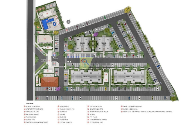 Imagem Apartamento com 2 Quartos à Venda, 55 m² em Parque Orestes ôngaro - Hortolândia