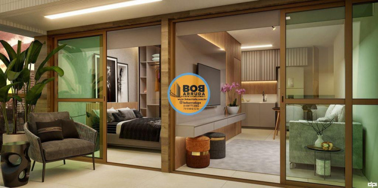 Imagem Apartamento com 1 Quarto à Venda, 32 m² em Madalena - Recife Imagem Apartamento com 1 Quarto à Venda, 32 m² em Madalena - Recife