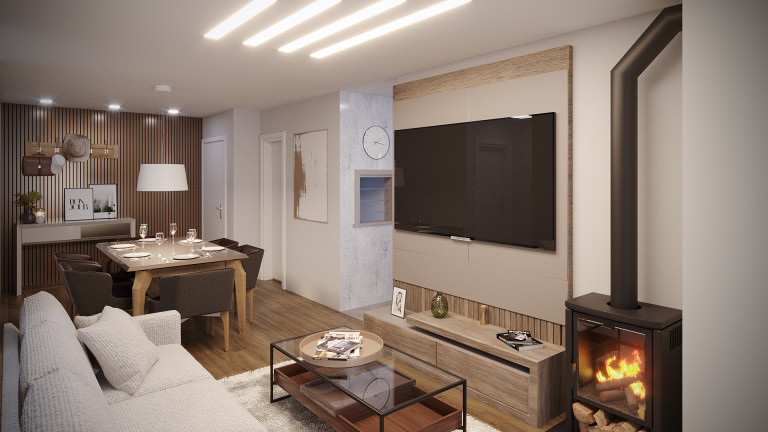 Imagem Apartamento com 1 Quarto à Venda, 51 m² em Av. Central - Gramado Imagem Apartamento com 1 Quarto à Venda, 51 m² em Av. Central - Gramado
