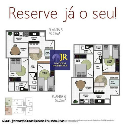Imagem Apartamento com 2 Quartos à Venda, 60 m² em Aribiri - Vila Velha