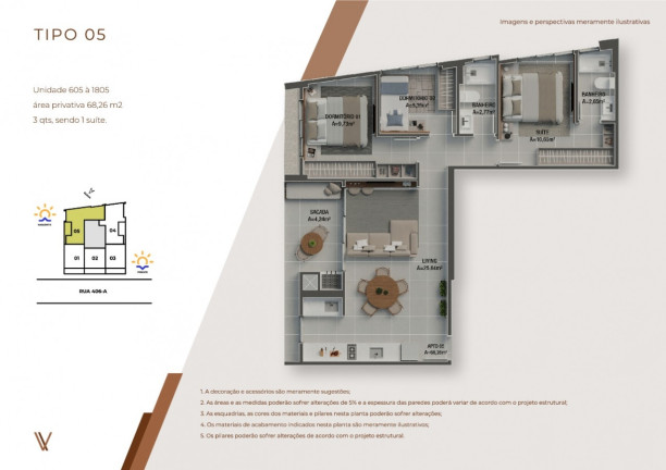 Imagem Apartamento com 2 Quartos à Venda, 57 m² em Morretes - Itapema