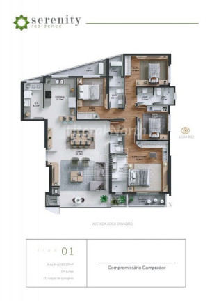 Imagem Apartamento com 3 Quartos à Venda, 131 m² em Centro - Itajaí