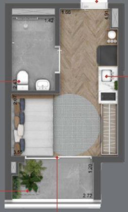 Imagem Imóvel com 1 Quarto à Venda, 34 m² em Vila Santa Catarina - São Paulo Imagem Imóvel com 1 Quarto à Venda, 34 m² em Vila Santa Catarina - São Paulo