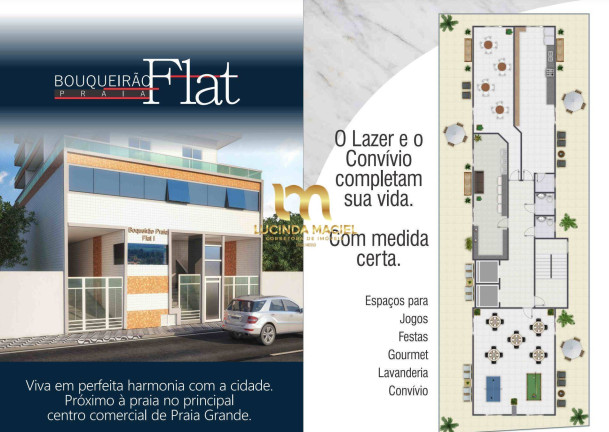 Imagem Apartamento com 1 Quarto à Venda, 38 m² em Boqueirão - Praia Grande Imagem Apartamento com 1 Quarto à Venda, 38 m² em Boqueirão - Praia Grande