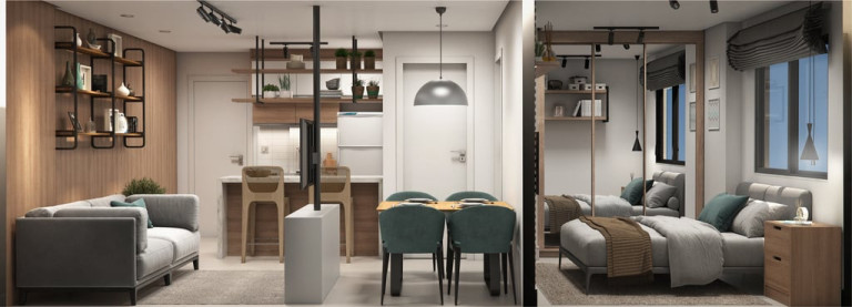 Imagem Loft com 1 Quarto à Venda, 24 m² em Centro - Curitiba Imagem Loft com 1 Quarto à Venda, 24 m² em Centro - Curitiba