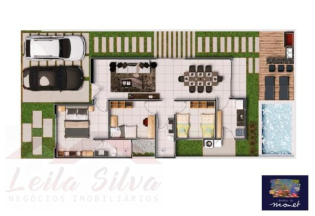 Imagem Casa de Condomínio com 3 Quartos à Venda, em Gurupi - Teresina Imagem Casa de Condomínio com 3 Quartos à Venda, em Gurupi - Teresina