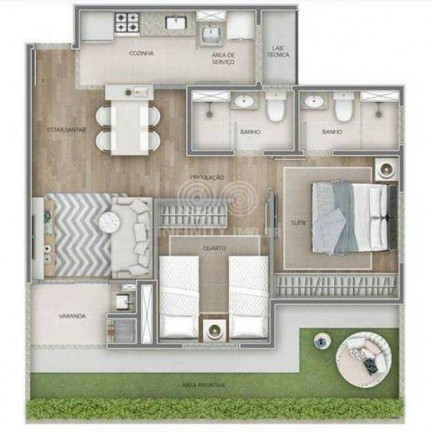 Imagem Apartamento com 2 Quartos à Venda, 52 m² em Morumbi - São Paulo Imagem Apartamento com 2 Quartos à Venda, 52 m² em Morumbi - São Paulo