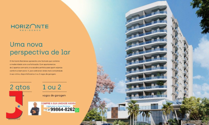 Apartamento com 2 Quartos à Venda,  em Praia De Itaparica - Vila Velha