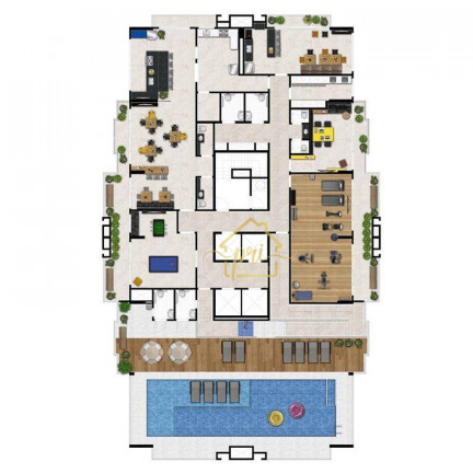 Imagem Apartamento com 1 Quarto à Venda, 54 m² em Boqueirão - Santos