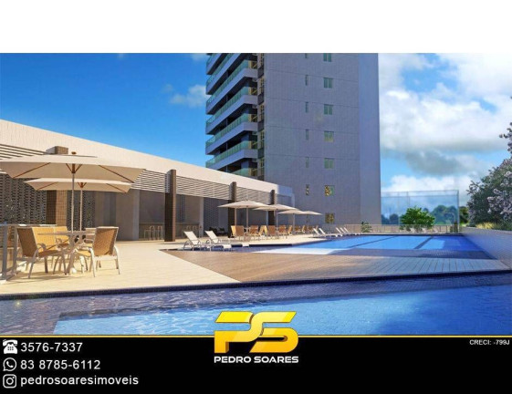 Imagem Apartamento com 3 Quartos à Venda, 1 m² em Altiplano Cabo Branco - João Pessoa