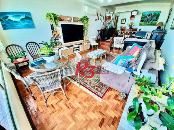 Imagem Apartamento com 3 Quartos à Venda, 166 m² em Gonzaga - Santos Imagem Apartamento com 3 Quartos à Venda, 166 m² em Gonzaga - Santos