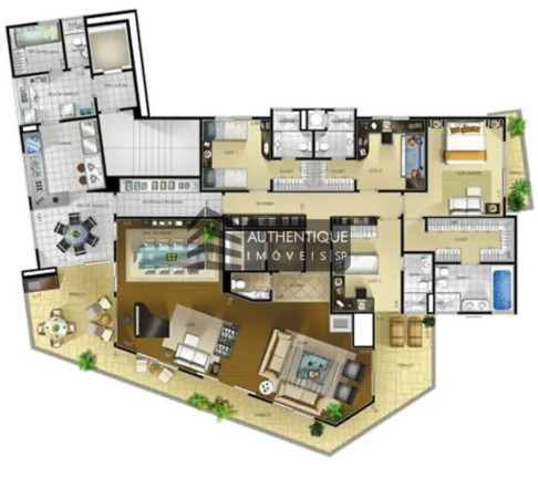 Imagem Apartamento com 4 Quartos para Alugar, 303 m² em Paraíso - São Paulo Imagem Apartamento com 4 Quartos para Alugar, 303 m² em Paraíso - São Paulo