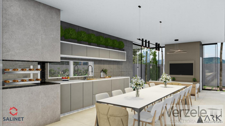 Imagem Casa com 4 Quartos à Venda, 328 m² em Jardim Dourado - Porto Belo