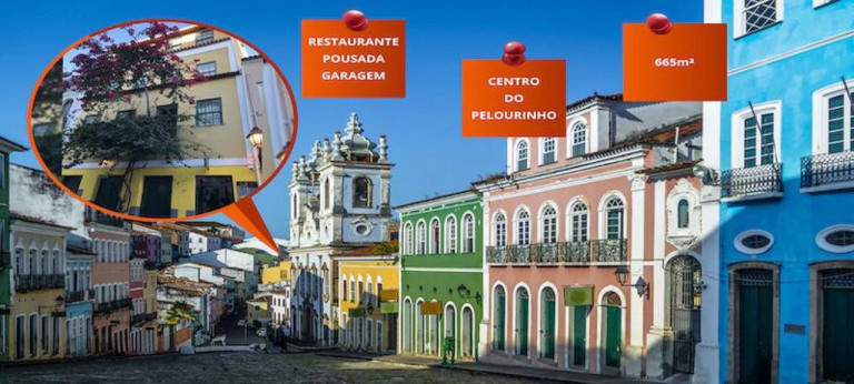 Sobrado com 13 Quartos à Venda,  em Santo Antônio - Salvador