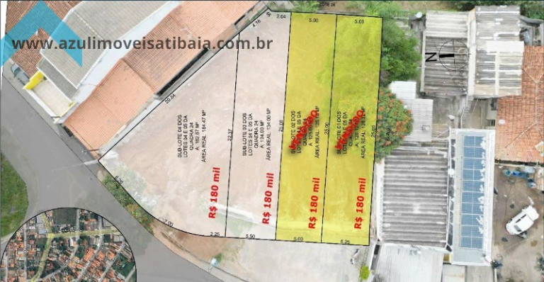 Imagem Terreno à Venda, 163 m² em Jardim Imperial - Atibaia Imagem Terreno à Venda, 163 m² em Jardim Imperial - Atibaia