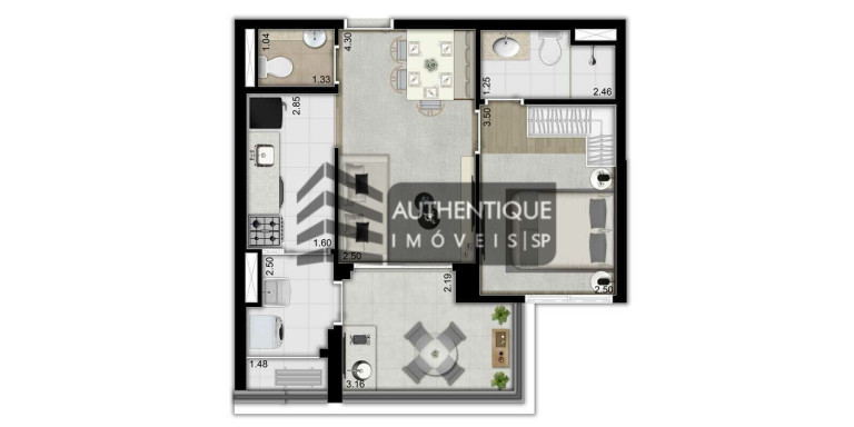 Imagem Apartamento com 2 Quartos à Venda, 68 m² em Pompeia - São Paulo