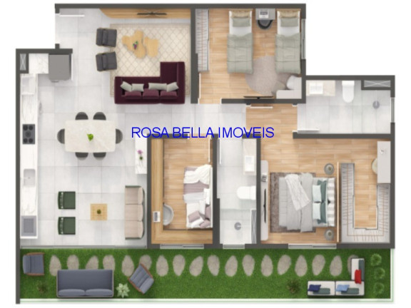 Imagem Apartamento com 3 Quartos à Venda, 86 m² em Vila Vitória Ii - Indaiatuba Imagem Apartamento com 3 Quartos à Venda, 86 m² em Vila Vitória Ii - Indaiatuba