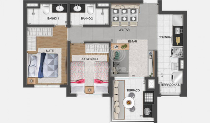 Imagem Apartamento com 2 Quartos à Venda, 78 m² em Perdizes - São Paulo