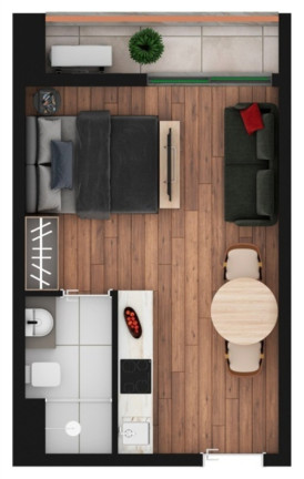 Imagem Studio com 1 Quarto à Venda, 27 m² em Perdizes - São Paulo Imagem Studio com 1 Quarto à Venda, 27 m² em Perdizes - São Paulo