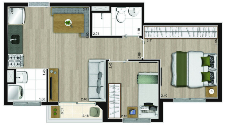 Imagem Apartamento com 2 Quartos à Venda, 38 m² em Jardim Mirante - São Paulo Imagem Apartamento com 2 Quartos à Venda, 38 m² em Jardim Mirante - São Paulo