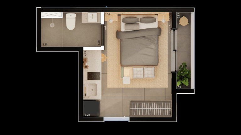 Imagem Imóvel com 1 Quarto à Venda, 17 m² em Vila Buarque - São Paulo
