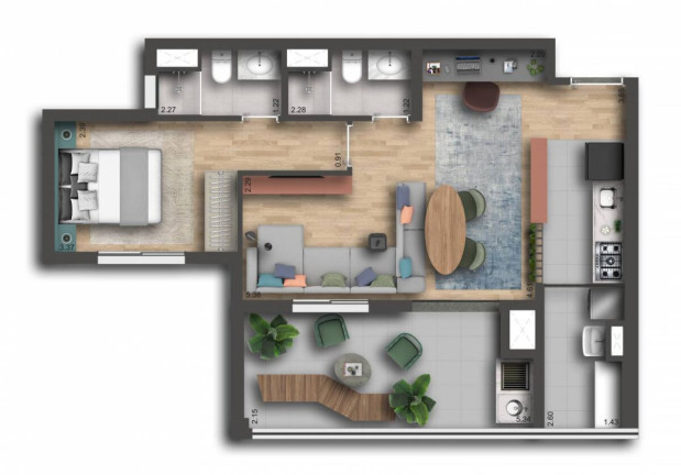 Imagem Apartamento com 2 Quartos à Venda, 63 m² em Vila Firmiano Pinto - São Paulo Imagem Apartamento com 2 Quartos à Venda, 63 m² em Vila Firmiano Pinto - São Paulo