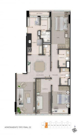 Imagem Apartamento com 3 Quartos à Venda, 223 m² em Noroeste - Brasilia