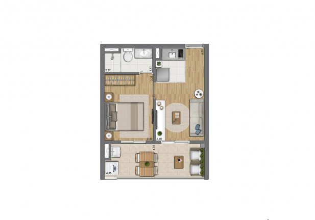 Imagem Apartamento com 1 Quarto à Venda, 34 m² em Mooca - São Paulo Imagem Apartamento com 1 Quarto à Venda, 34 m² em Mooca - São Paulo