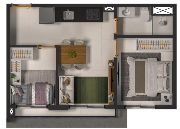 Imagem Apartamento com 2 Quartos à Venda, 34 m² em Vila Monte Alegre - São Paulo Imagem Apartamento com 2 Quartos à Venda, 34 m² em Vila Monte Alegre - São Paulo