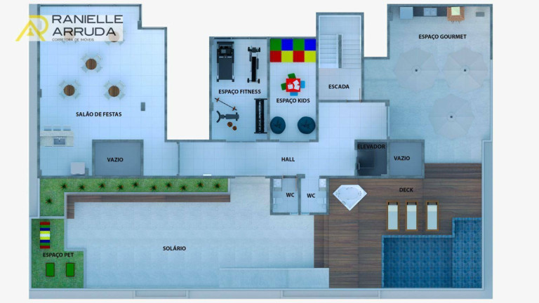 Imagem Apartamento com 3 Quartos à Venda, 63 m² em Poço - Cabedelo Imagem Apartamento com 3 Quartos à Venda, 63 m² em Poço - Cabedelo