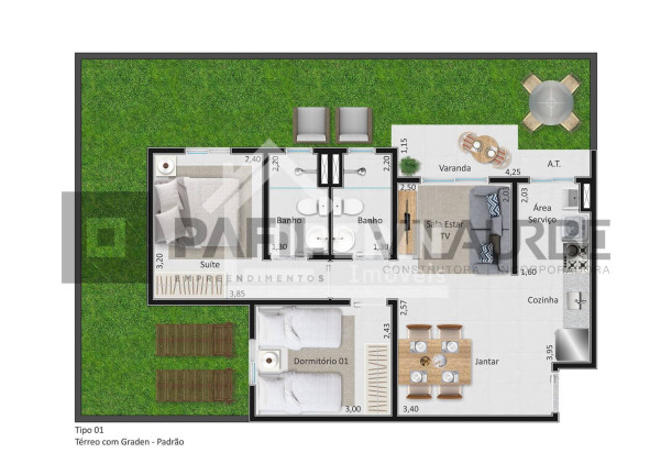 Imagem Apartamento com 2 Quartos à Venda, 53 m² em Cidade Jardim - São Carlos Imagem Apartamento com 2 Quartos à Venda, 53 m² em Cidade Jardim - São Carlos