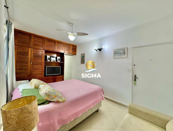Kitnet com 1 Quarto à Venda, 38 m² em Pitangueiras - Guarujá