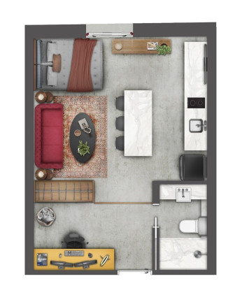 Imagem Imóvel com 1 Quarto à Venda, 29 m² em Floresta - Porto Alegre