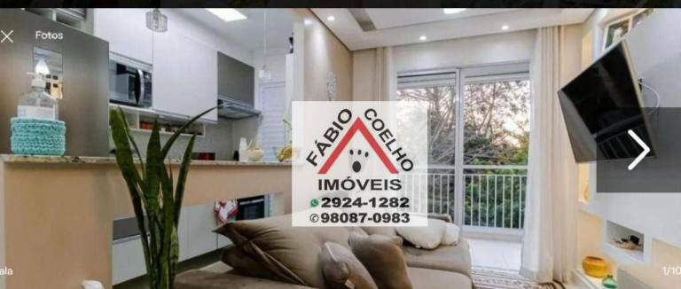 Apartamento com 3 Quartos à Venda, 63 m² em Vila Moraes - São Paulo