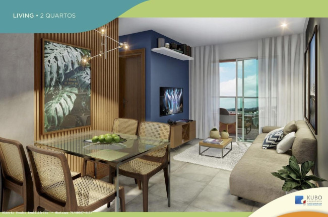 Imagem Imóvel com 2 Quartos à Venda, 56 m² em Itapuã - Salvador Imagem Imóvel com 2 Quartos à Venda, 56 m² em Itapuã - Salvador