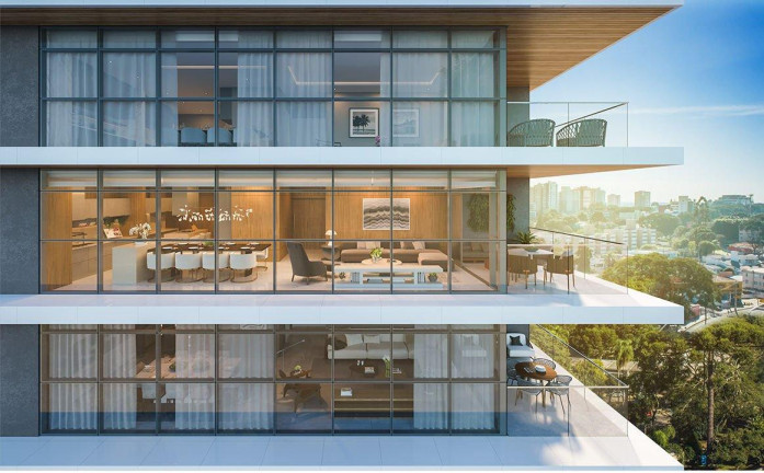 Imagem Apartamento com 3 Quartos à Venda, 190 m² em Cabral - Curitiba
