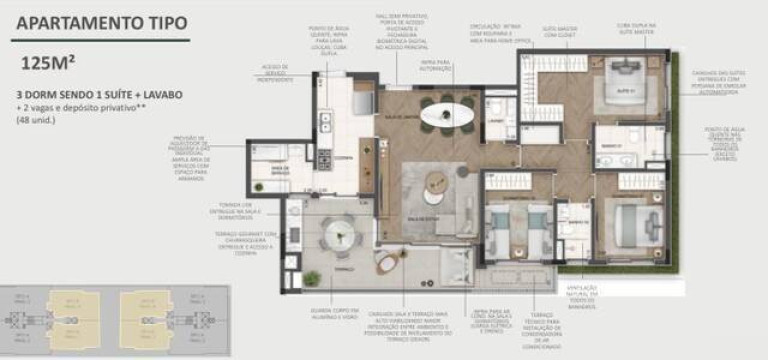 Imagem Apartamento com 3 Quartos à Venda, 128 m² em Tamboré - Santana De Parnaíba Imagem Apartamento com 3 Quartos à Venda, 128 m² em Tamboré - Santana De Parnaíba